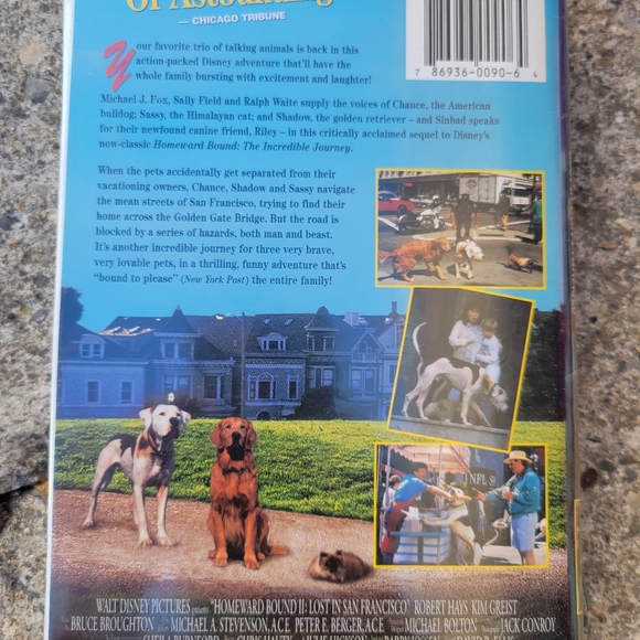 "Homeward Bound II" VHS Tape - Picture 3 of 3